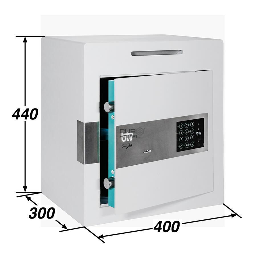 Cofre Jade E-40 com 40x44x30CM Ranhura